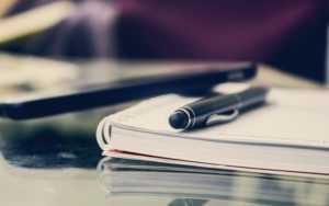 Notes i długopis